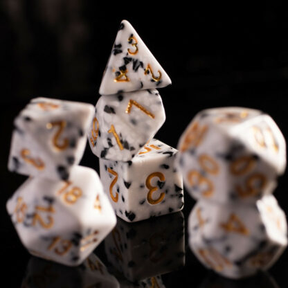 Cookies & Cream Polyhedral Dice Set - Image 4