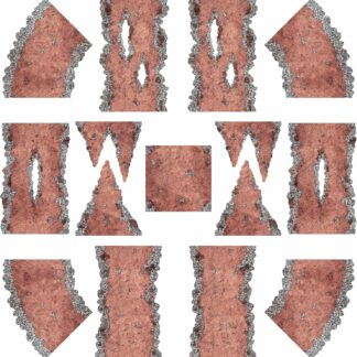 Dirt Paths Tabletop Wargaming Scenery - Game Road Terrain for RPGs