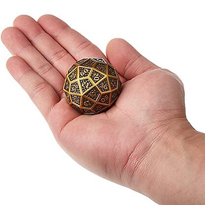 Wiz Dice - Orb of Predestined Fate - Metal D60 DND Dice - 60 Sided - Image 2