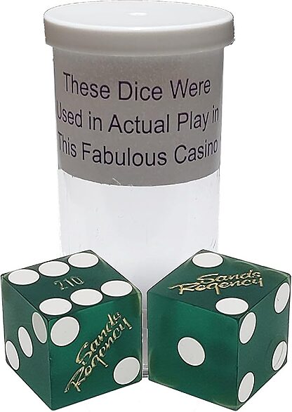 Pair (2) of Sands Regency 19 MM Official Casino Dice - Image 2