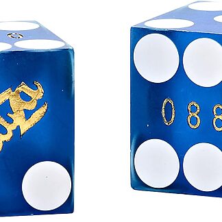 Pair (2) of Official 19mm Casino Dice Used at Plaza Casinos